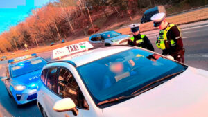 kontrole taksówek Gorzów - nietrzeźwy kierowca taksówki