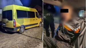 potrącił pieszego kradzionym busem - kradzież busa Zielona Góra