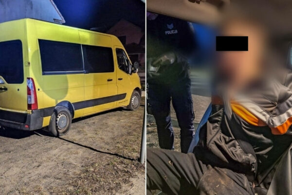potrącił pieszego kradzionym busem - kradzież busa Zielona Góra