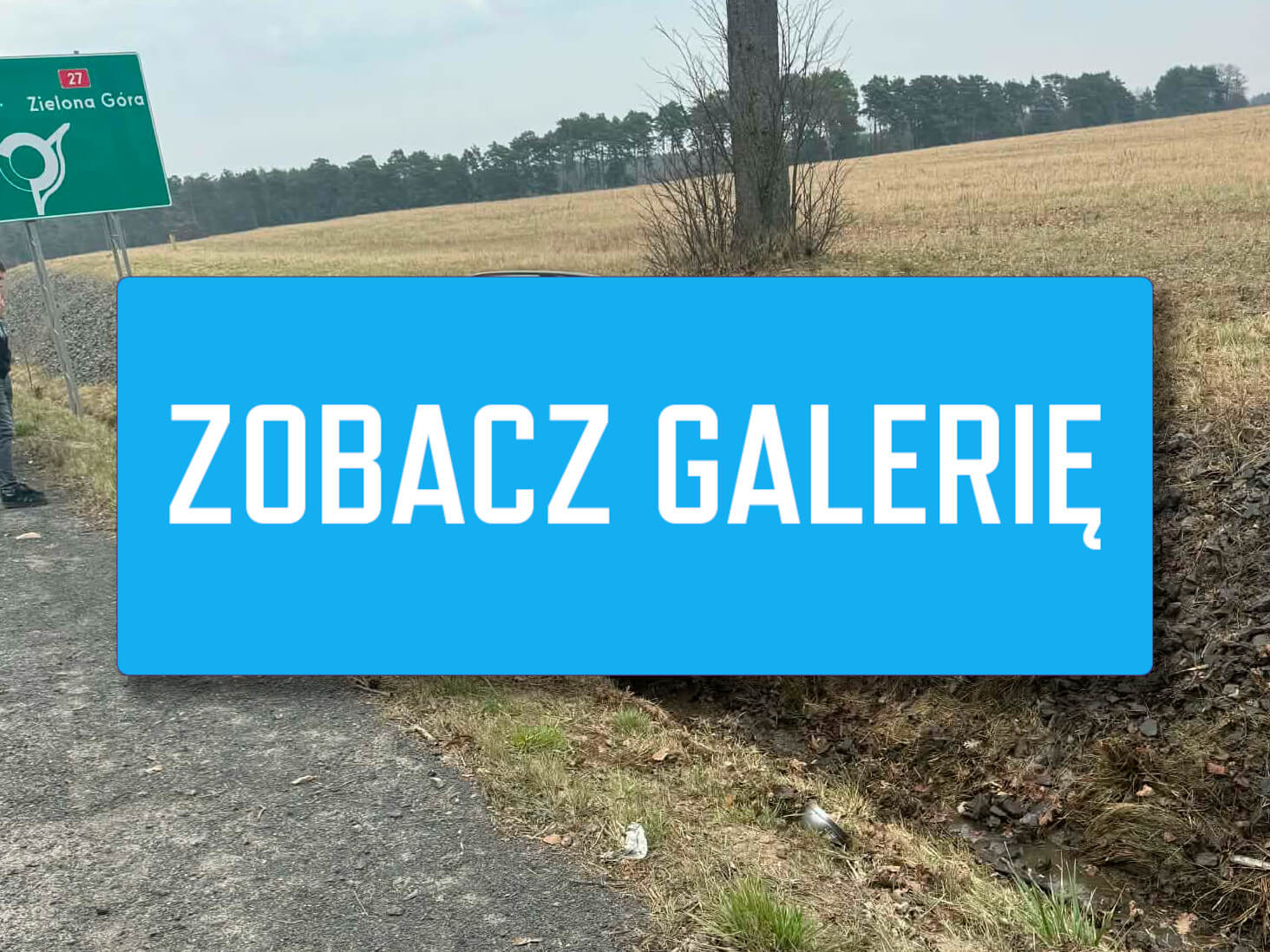 pijany kierowca DK27 - wypadek Nowogród Bobrzański