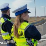 policja dron kontrola drogowa - kontrola prędkości DK24
