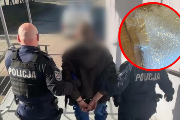 poszukiwany Żagań zatrzymanie - narkotyki Żagań