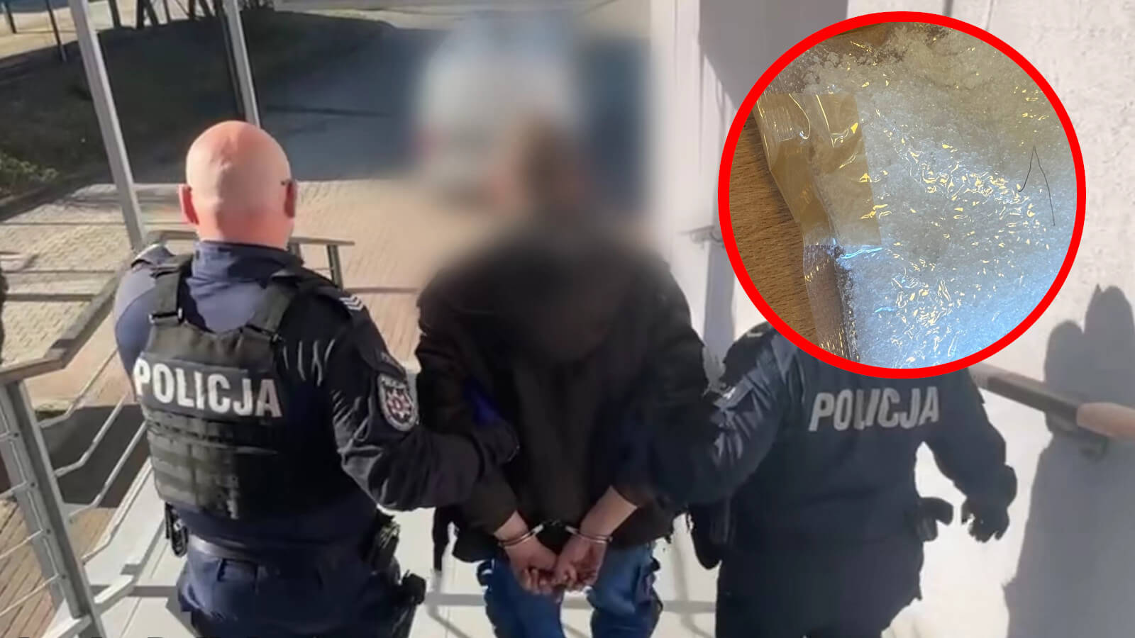 poszukiwany Żagań zatrzymanie - narkotyki Żagań