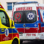 zielona góra pomoc 90-latek - wypadek na cmentarzu