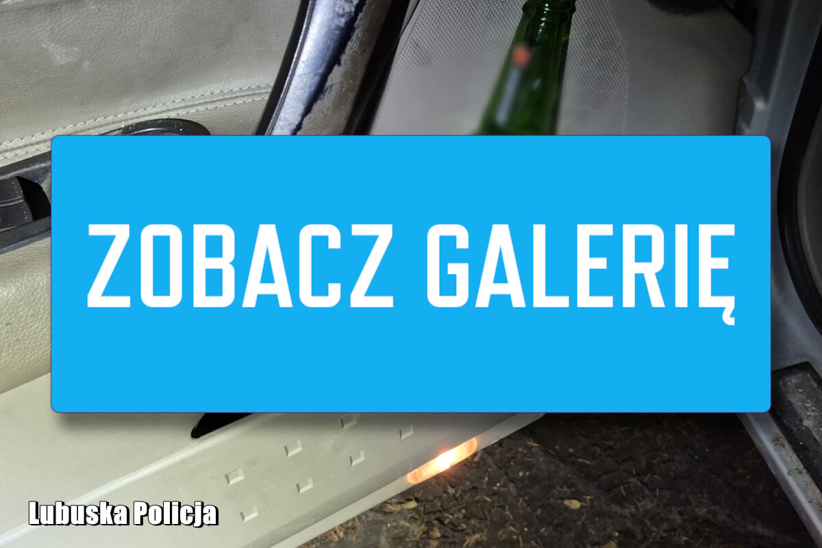 Pościg w Świebodzinie. Uciekał pijany kierowca, w aucie były butelki po piwie pościg Świebodzin - pijany kierowca Świebodzin