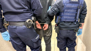 pościg policji Sulęcin - potrącił policjanta