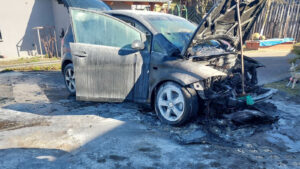 Pożar Klenica - straż pożarna Sulechów