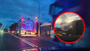 akcja straży Zielona Góra - zadymienie zakład Royalpack