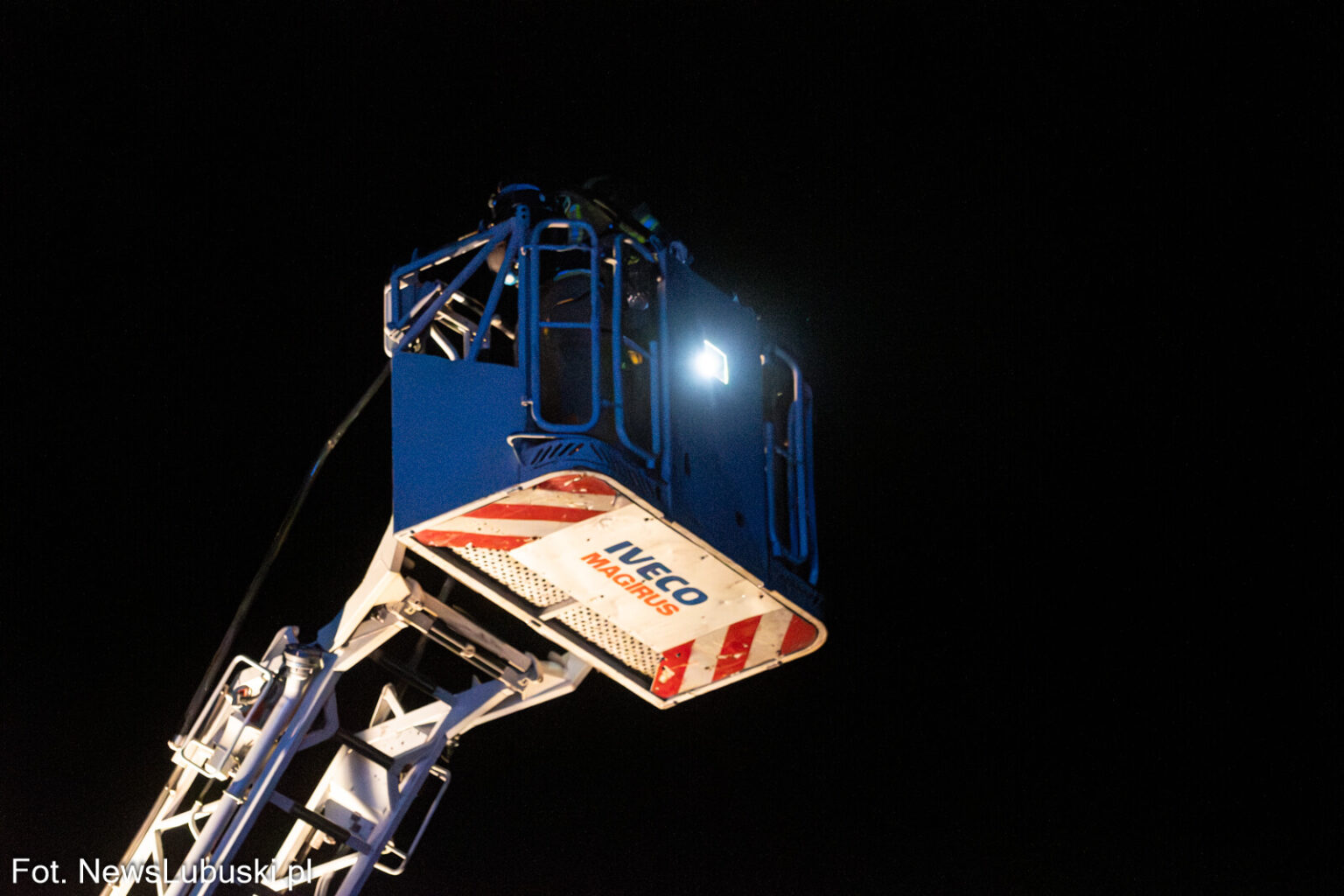 Pożar Wilkanowo - Pożar koło Zielonej G&oacute;ry