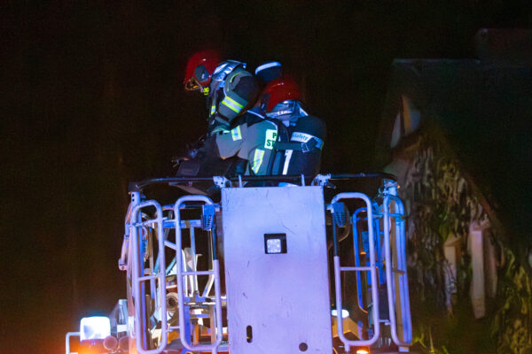 Pożar Wilkanowo - Pożar koło Zielonej Góry