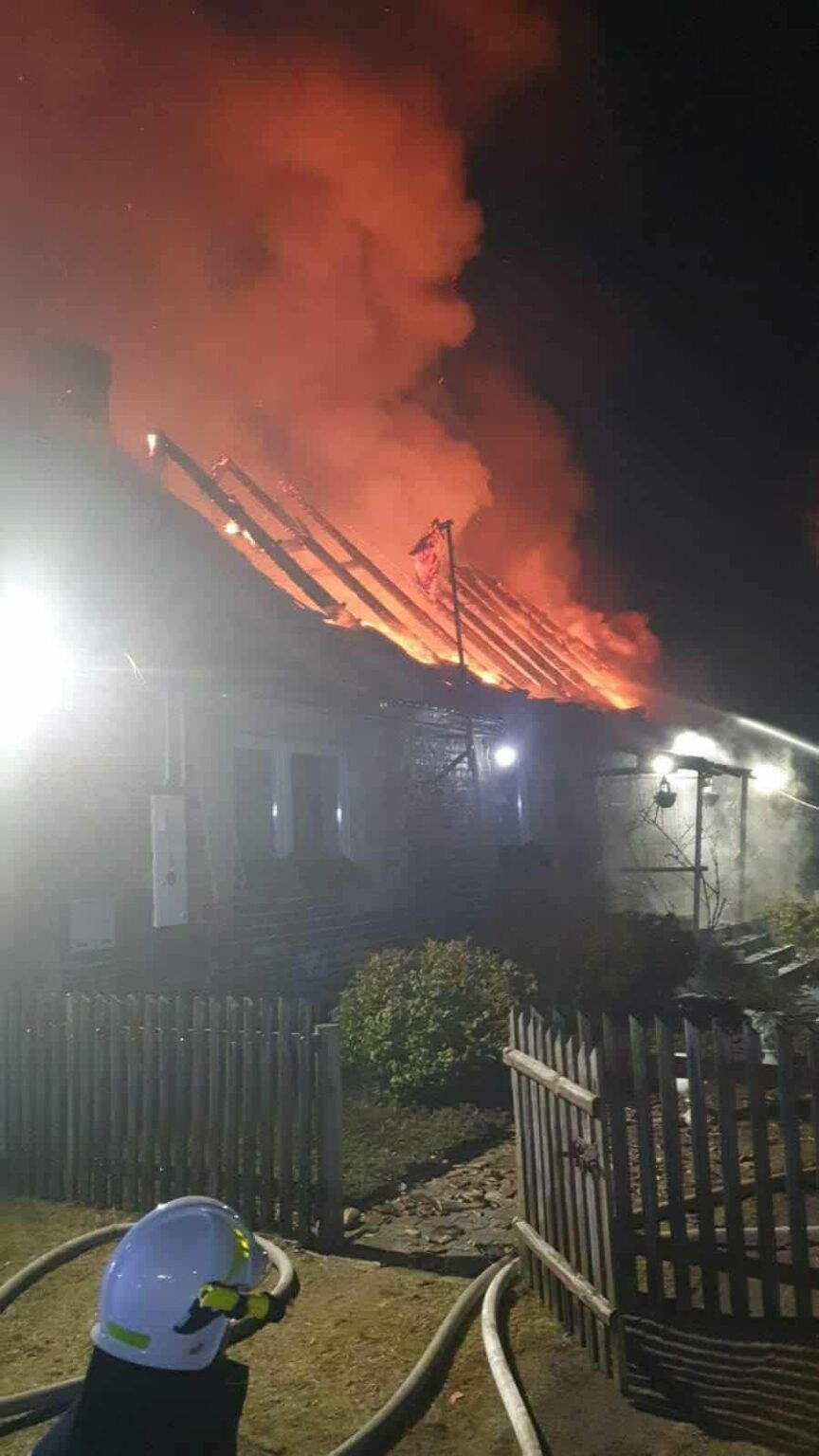 pozar-zary-czaple-podpalacz02.03.2026-5 podpalenie domu Żary - pożar budynku mieszkalnego