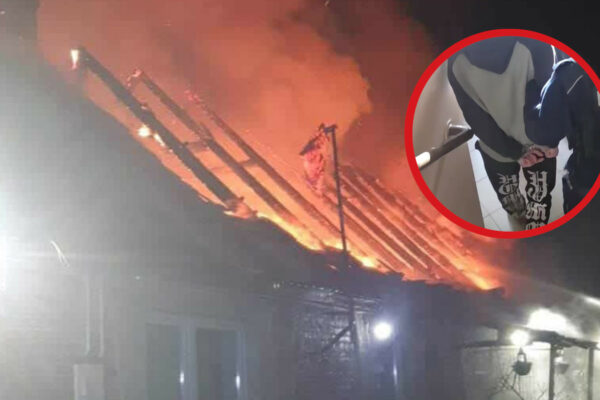 podpalenie domu Żary - pożar budynku mieszkalnego