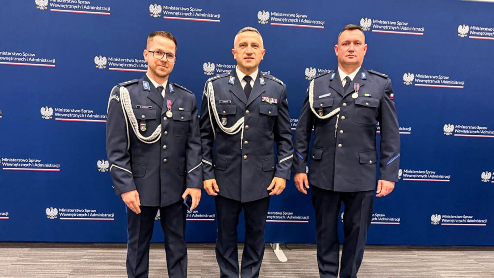 policjanci uratowali seniorów Zielona Góra - pożar domu seniora Wilkanowo