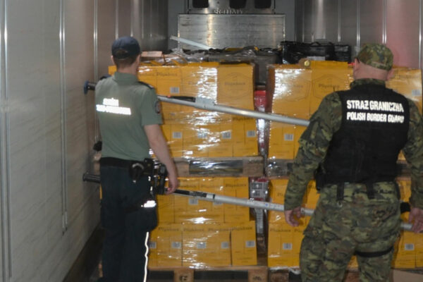 przemyt alkoholu Świecko - kradziona naczepa Niemcy