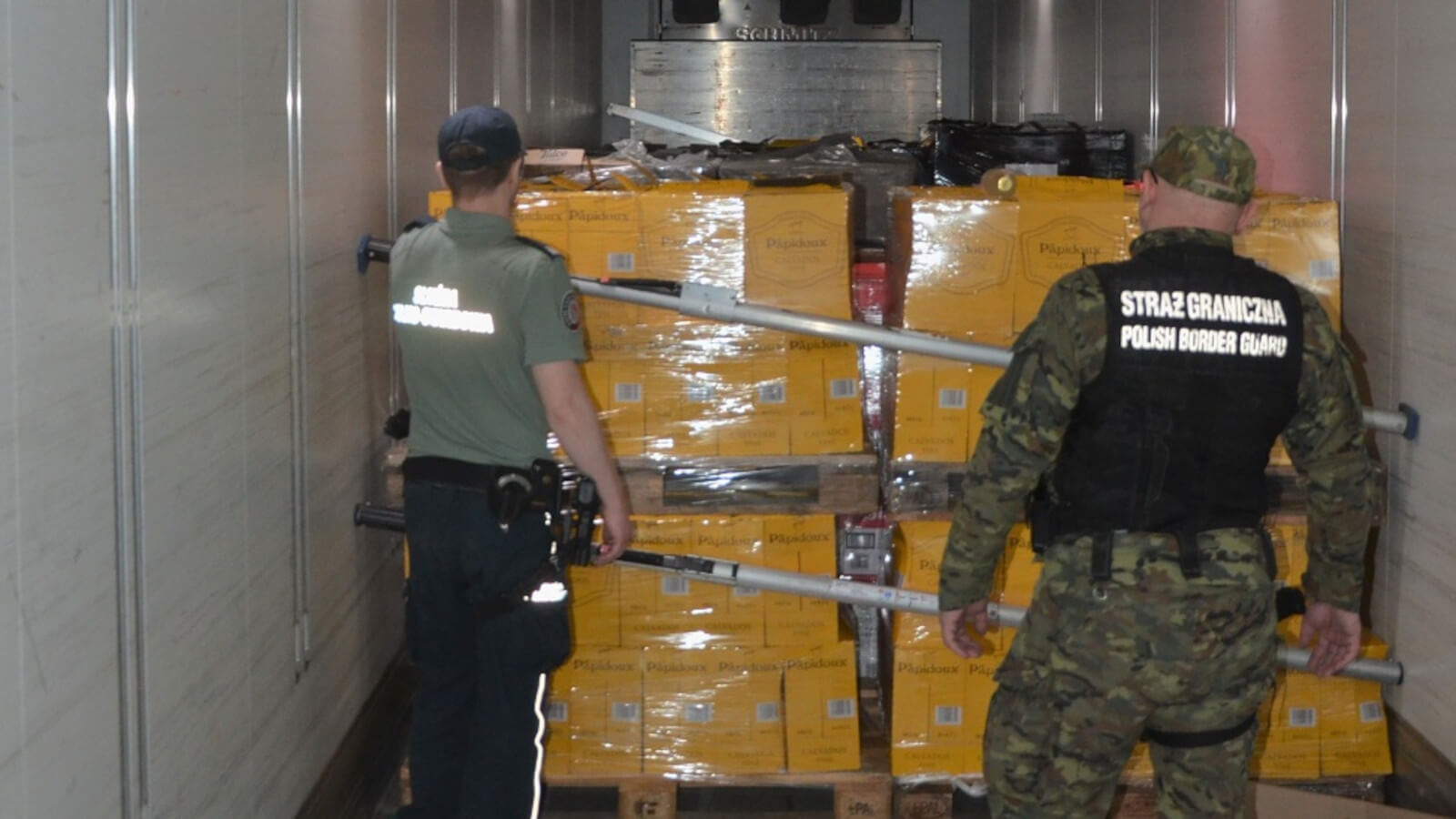 przemyt alkoholu Świecko - kradziona naczepa Niemcy