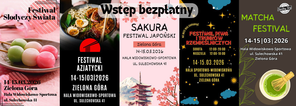 festiwale kulinarne Zielona Góra - festiwal azjatycki japoński słodyczy
