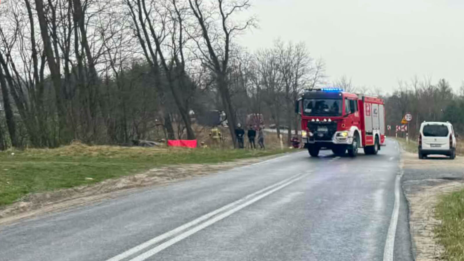 śmiertelny wypadek na DW295 - tragiczny wypadek Nowogród Bobrzański