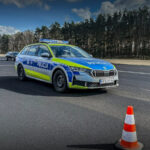 policja szybka jazda - radiowóz policji