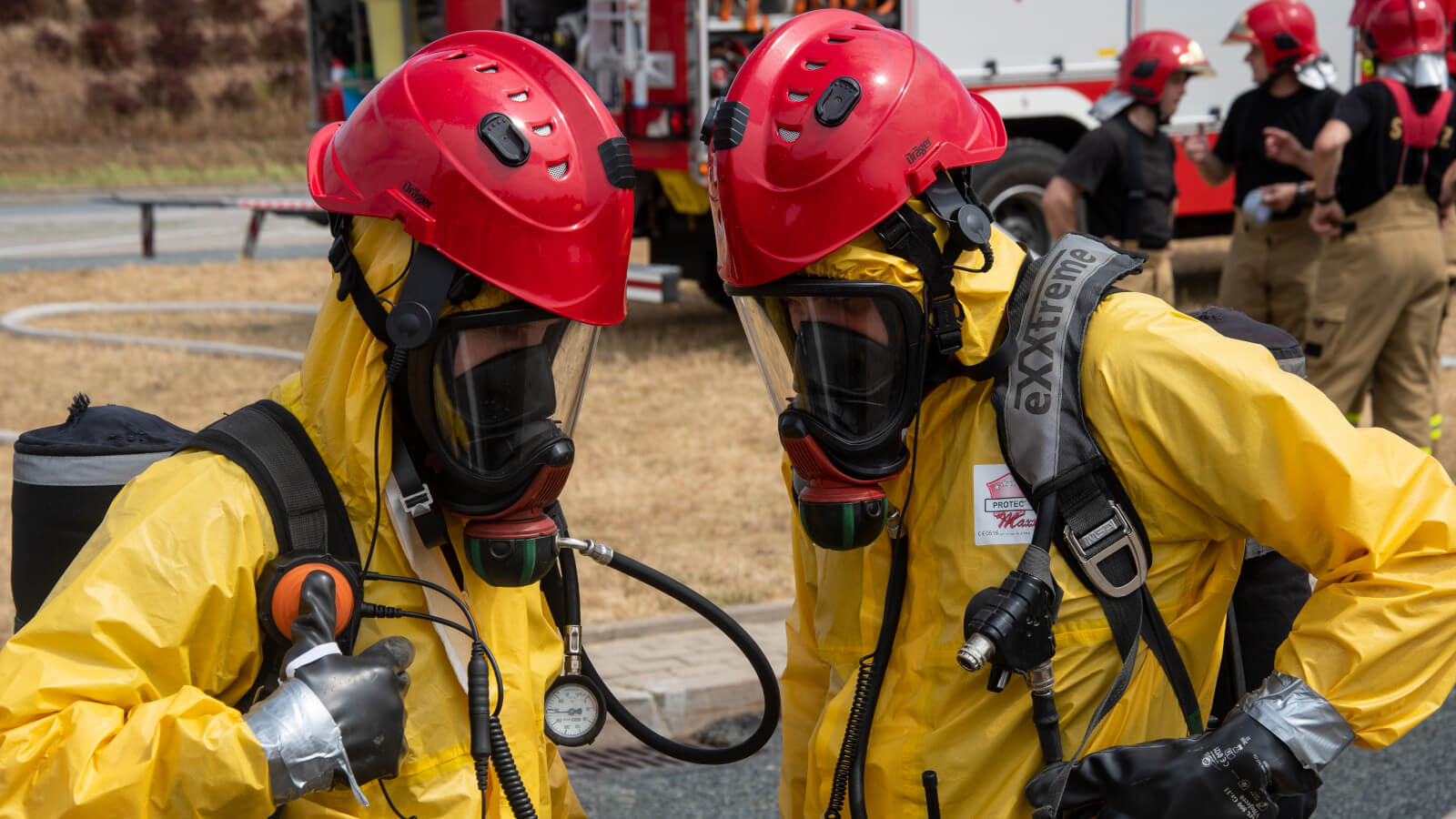 tajemnicze znalezisko Nowa Sól - grupa chemiczna straż pożarna