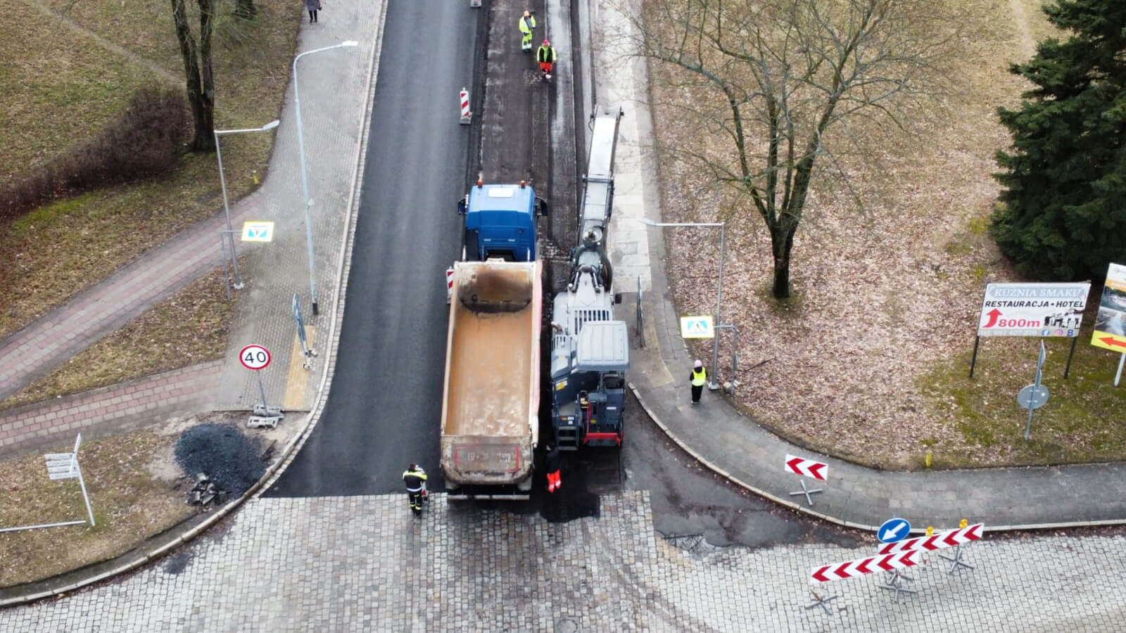 utrudnienia Krosno Odrzańskie - DK29 remont