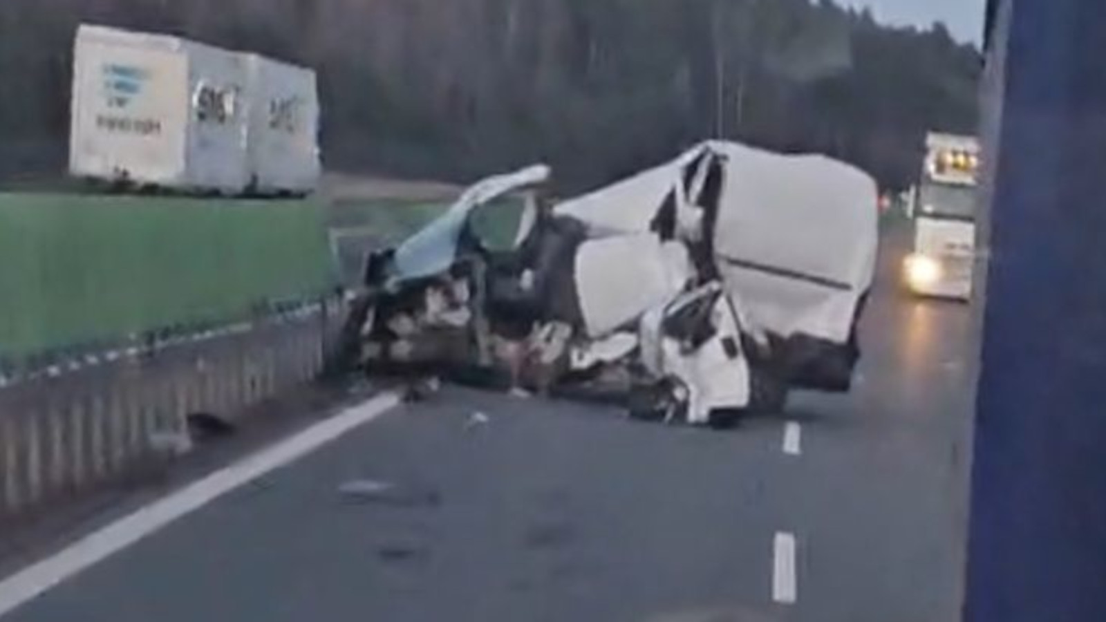 wypadek A18 Żary - zablokowana autostrada A18