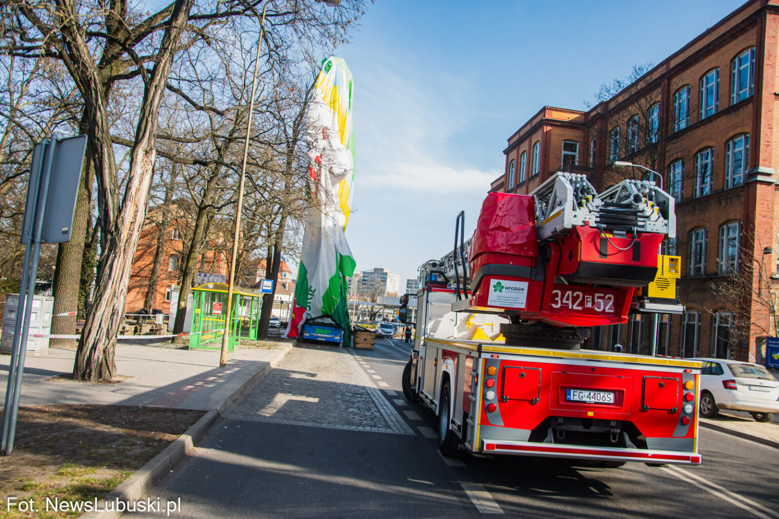 wypadek balonu Zielona G&oacute;ra - balon Zielona G&oacute;ra