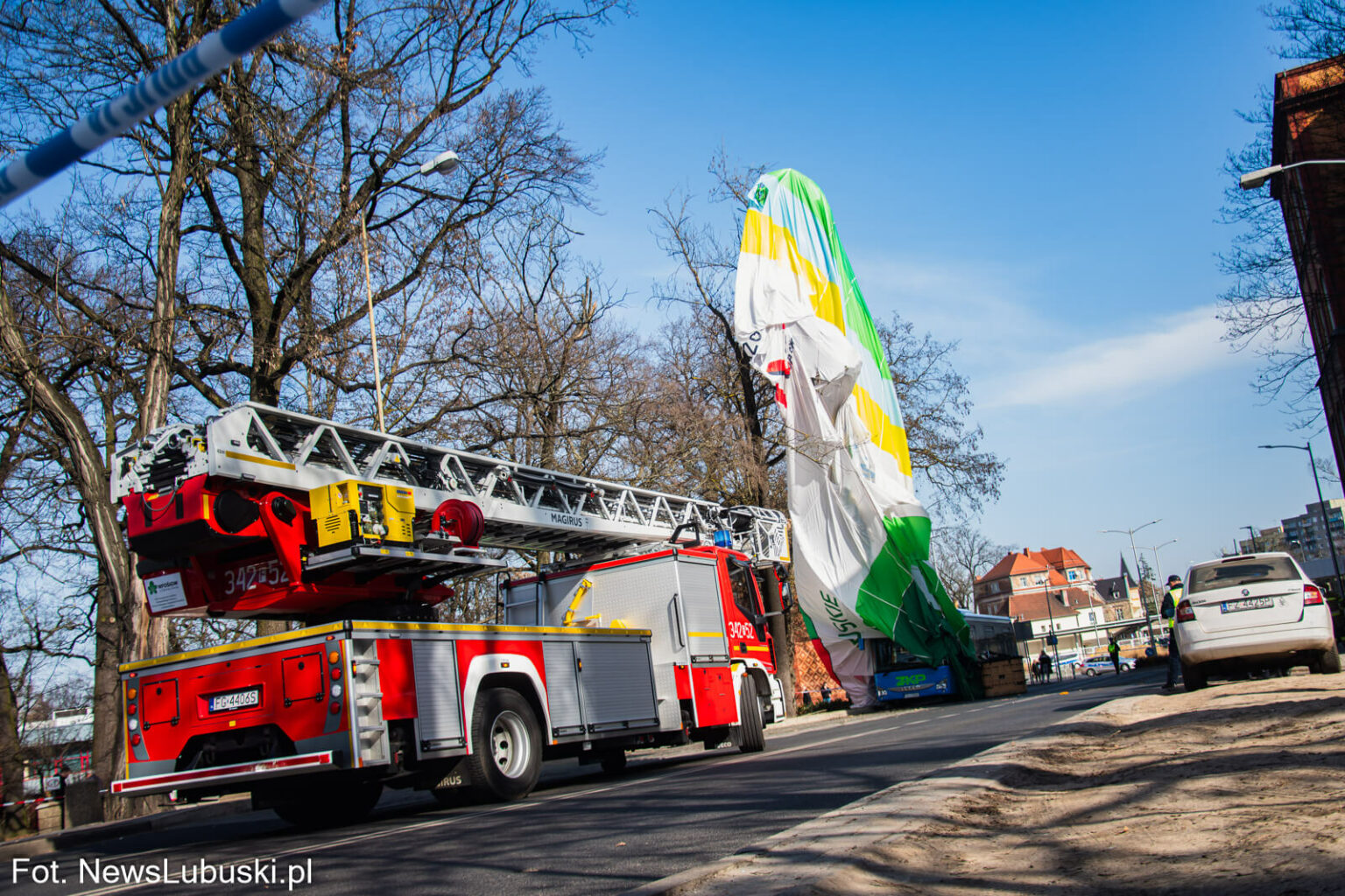 wypadek balonu Zielona G&oacute;ra - balon Zielona G&oacute;ra