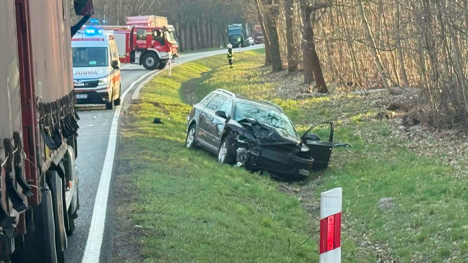 Wypadek na DK27 - Wypadek Żary