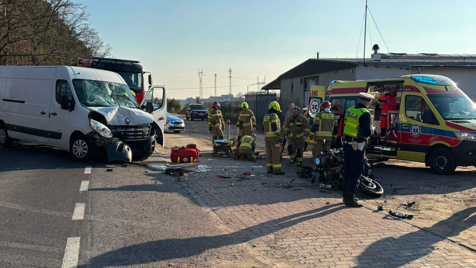 Wypadek na DW151 - Wypadek Gorzów Wielkopolski