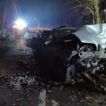 wypadek Krosno Odrzańskie - wypadek BMW rozerwane na pół