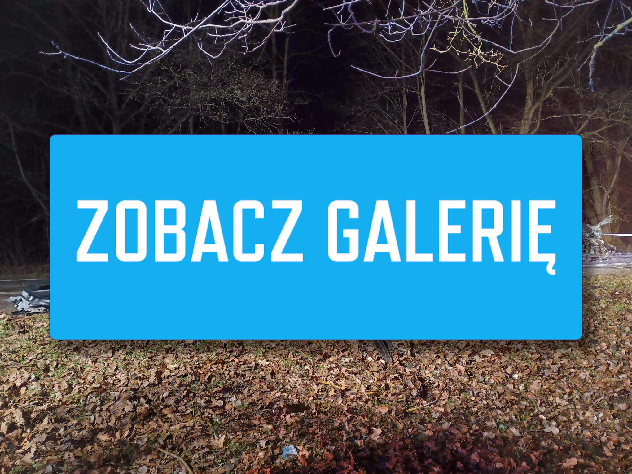 Poważny wypadek koło Krosna Odrzańskiego. BMW rozerwane na pół wypadek Krosno Odrzańskie - wypadek BMW rozerwane na pół