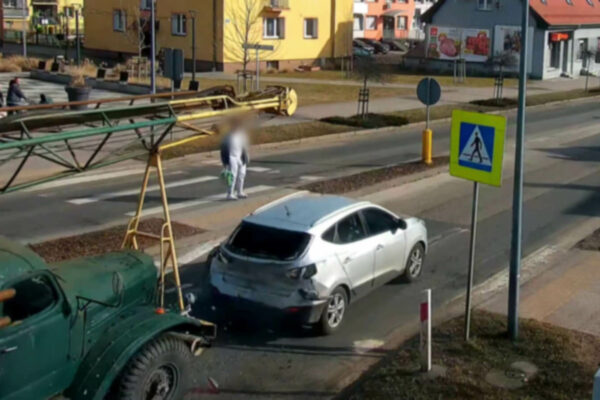 wypadek Krosno Odrzańskie - przejście dla pieszych