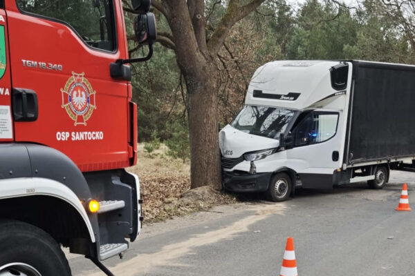 Wypadek Gorzów Wielkopolski - Wypadek Santocko
