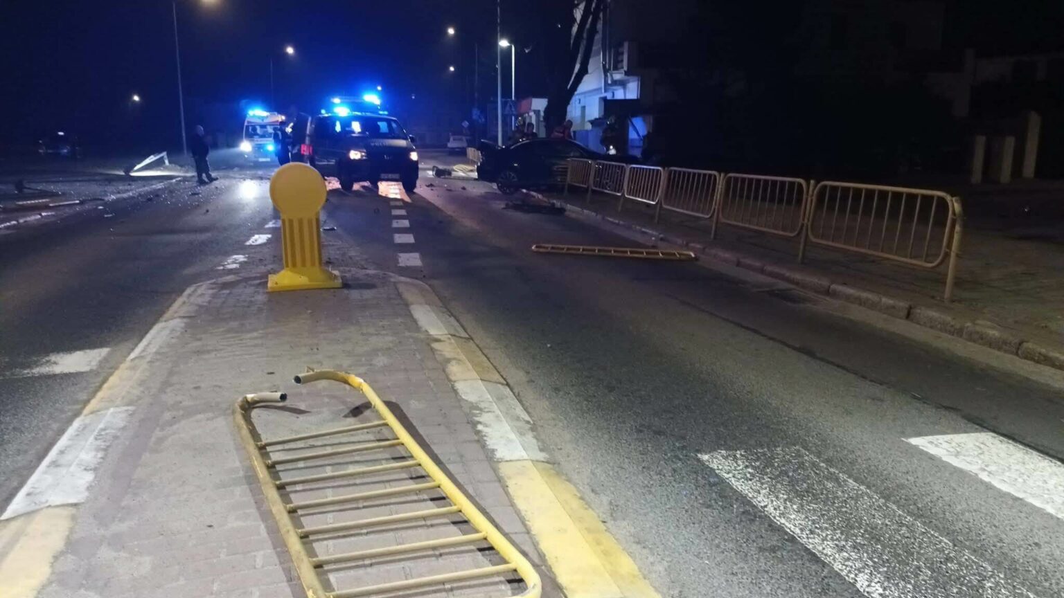 wypadek Skwierzyna - BMW wypadek