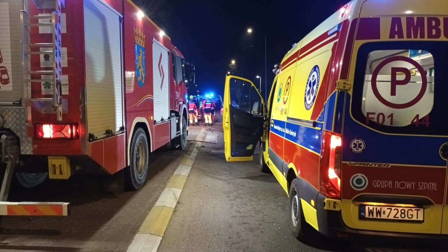 wypadek Skwierzyna - BMW wypadek