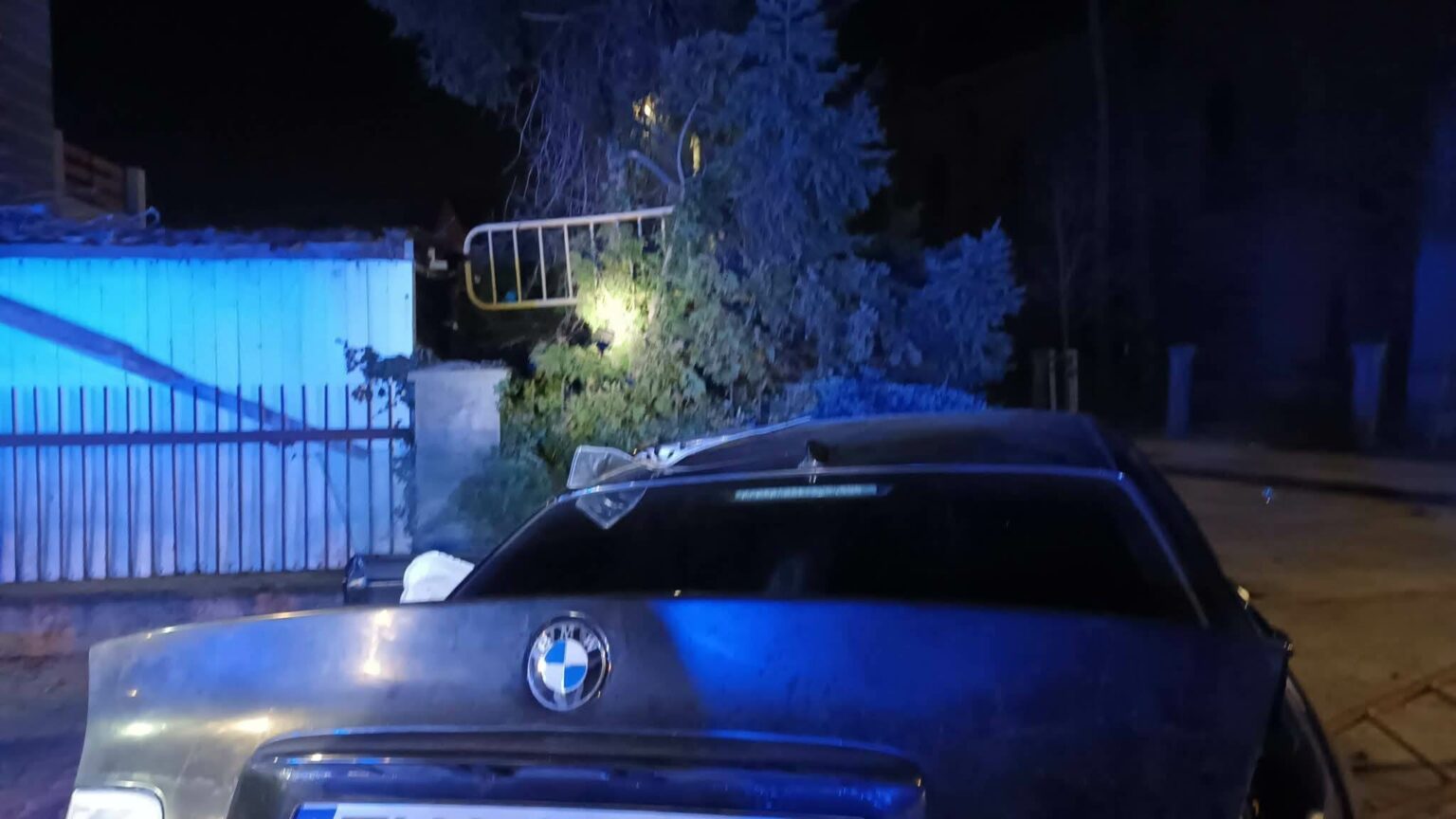 wypadek Skwierzyna - BMW wypadek