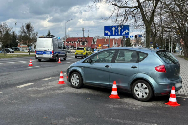 kraksa Zielona Góra - nagranie z monitoringu