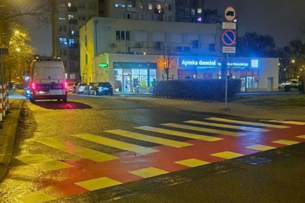 wypadek Zielona Góra - potrącenie pieszej