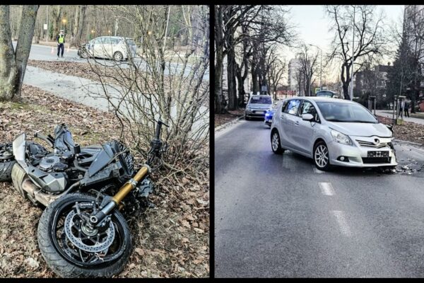 wypadek rowerzysty Gorzów Wielkopolski - motocyklista wypadek Gorzów Wielkopolski