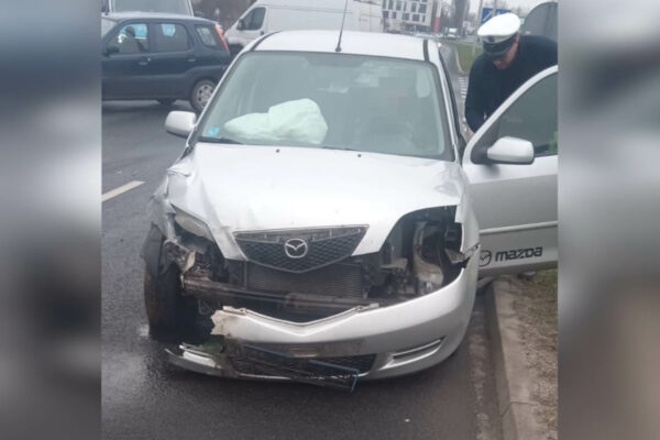 Kolizja Zielona Góra - Wypadek Zjednoczenia Zielona Góra