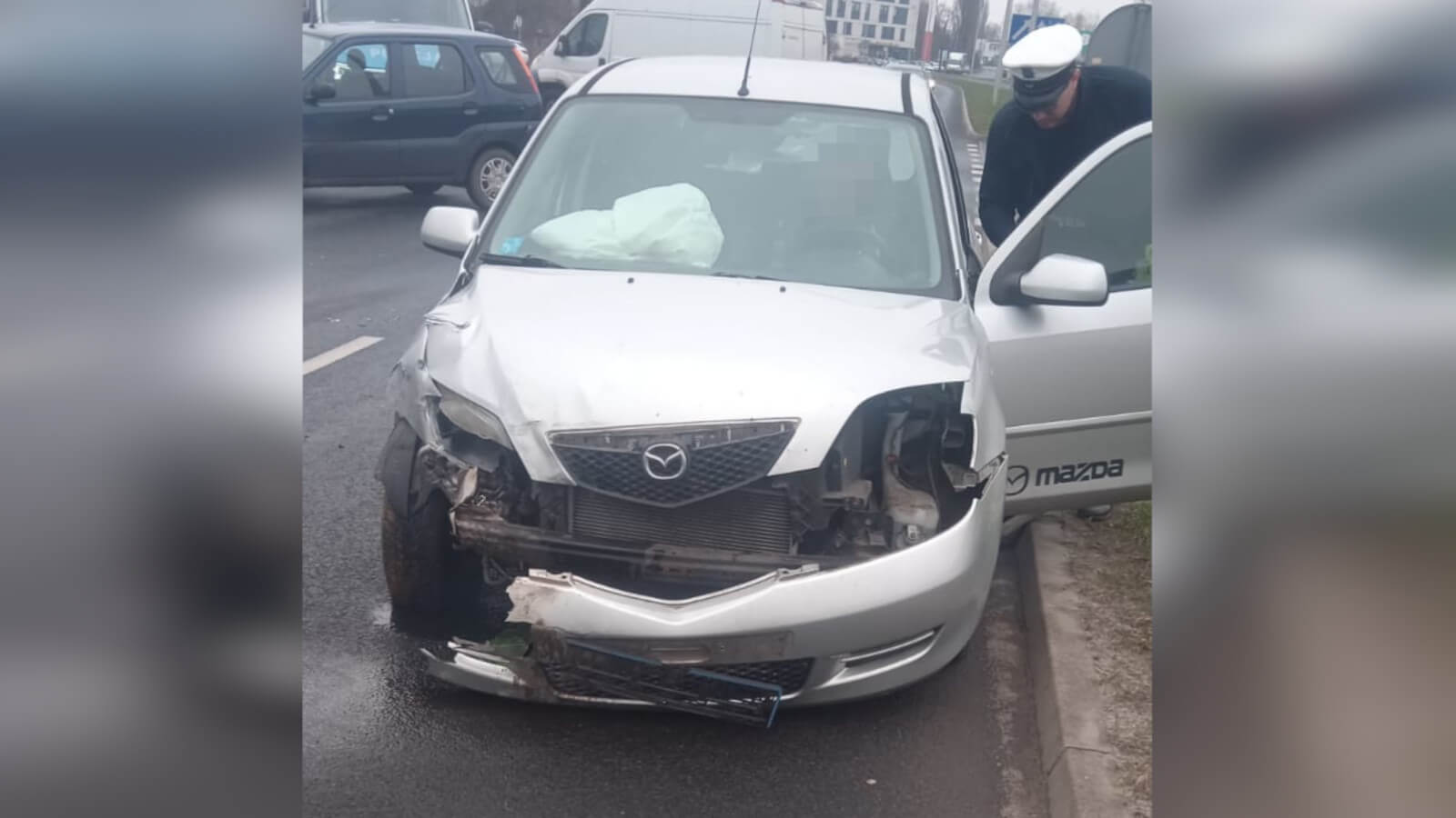 Kolizja Zielona Góra - Wypadek Zjednoczenia Zielona Góra