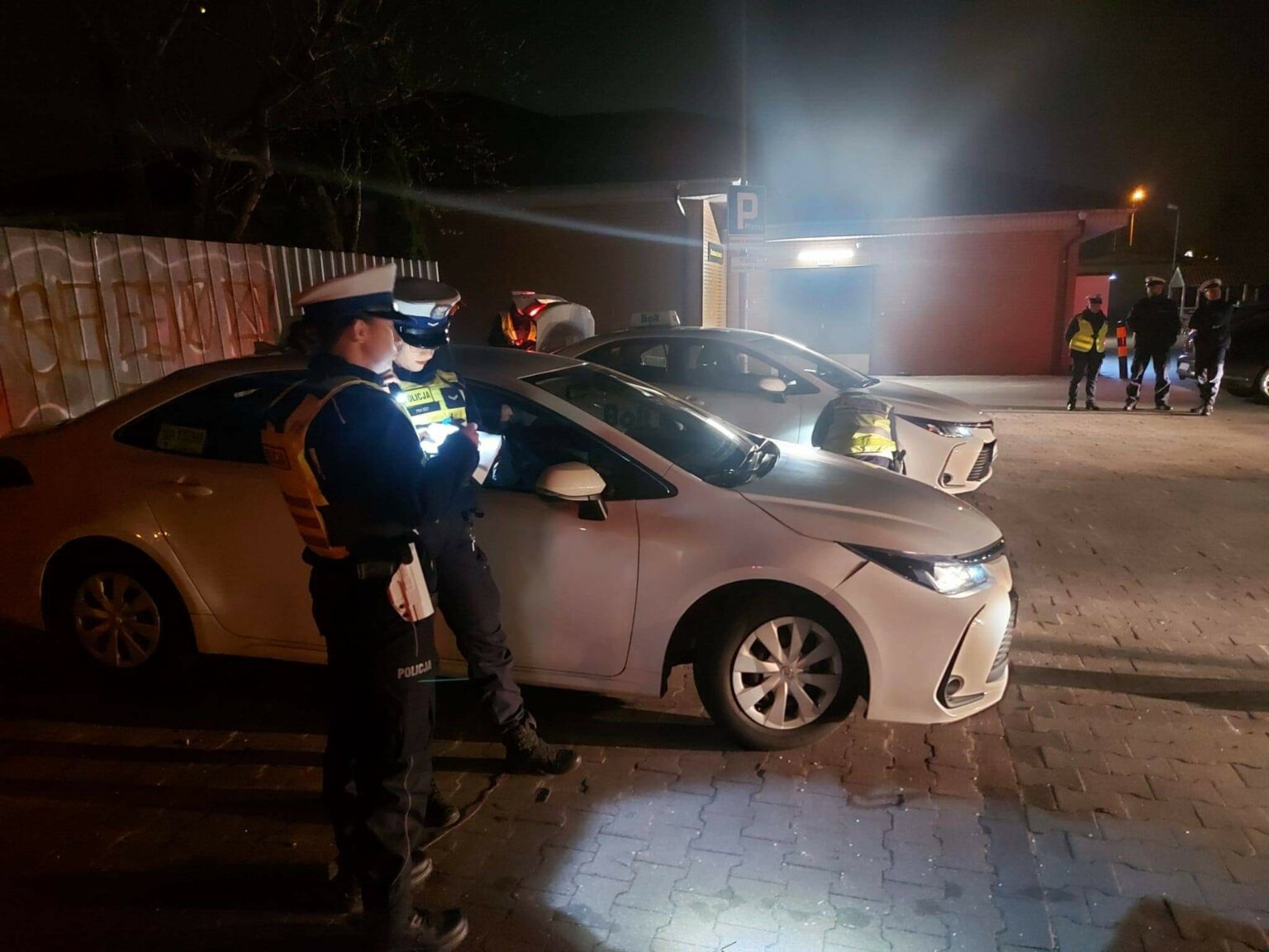 kontrola taks&oacute;wek aplikacja - policja Zielona G&oacute;ra akcja