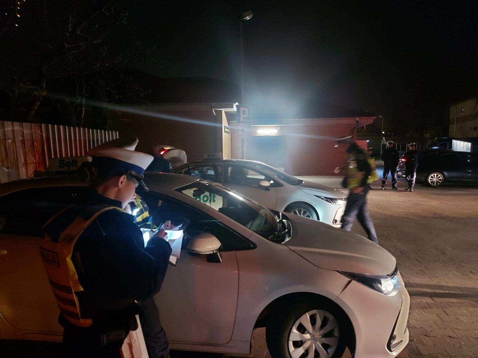 kontrola taks&oacute;wek aplikacja - policja Zielona G&oacute;ra akcja