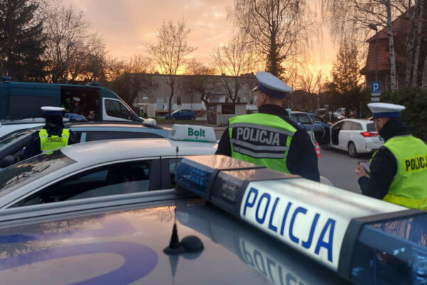 kontrola taksówek aplikacja - policja Zielona Góra akcja