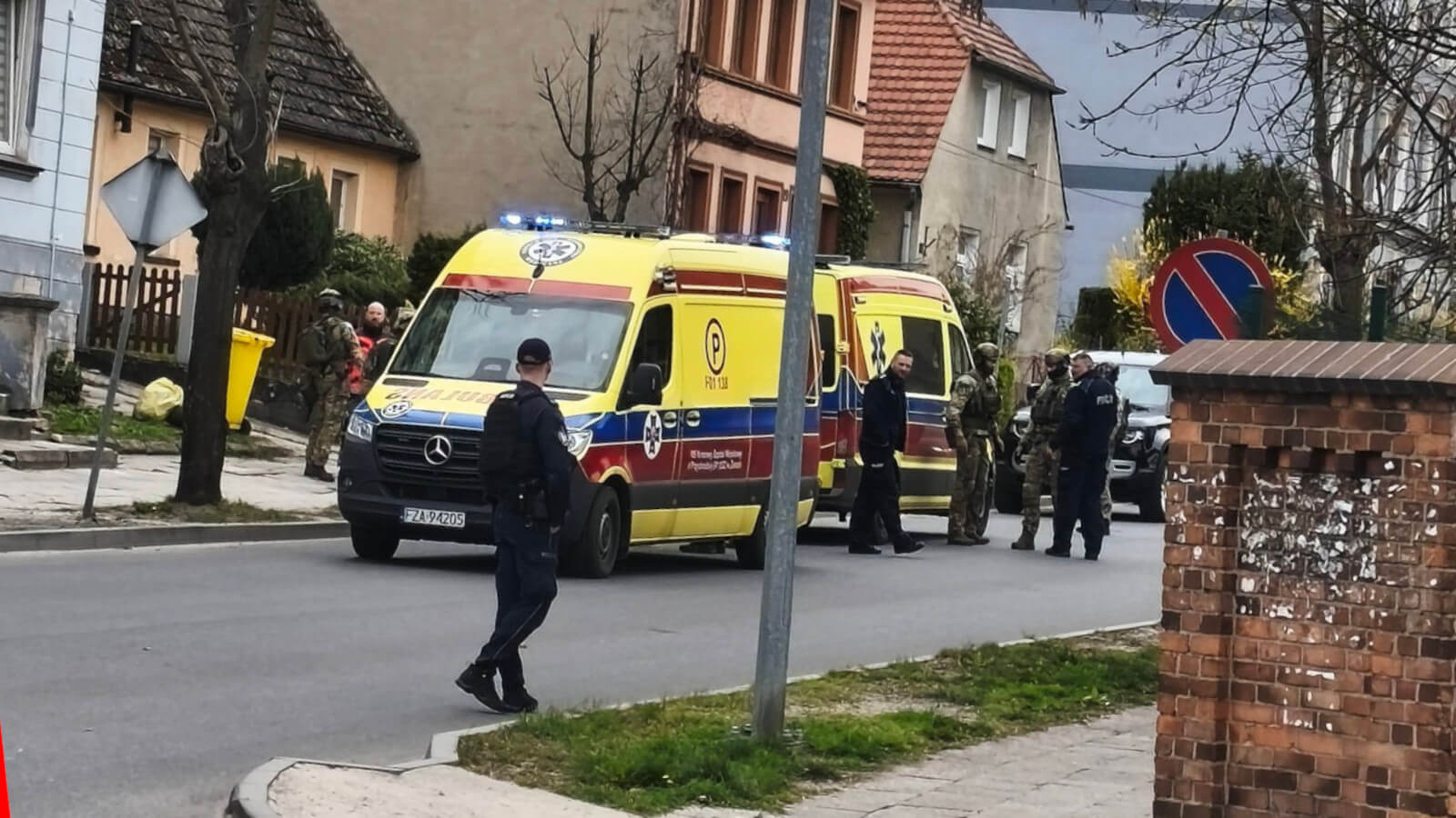 akcja kontrterrorystów Lubsko - policja Lubsko