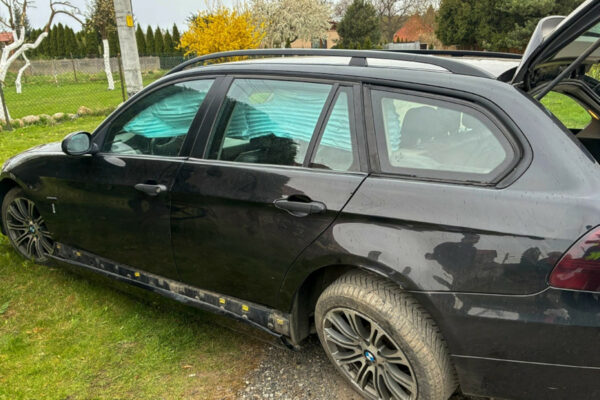 drift utrata prawa jazdy - niebezpieczna jazda BMW