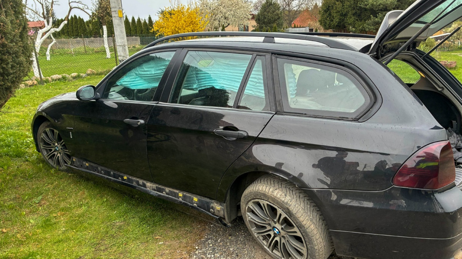 drift utrata prawa jazdy - niebezpieczna jazda BMW