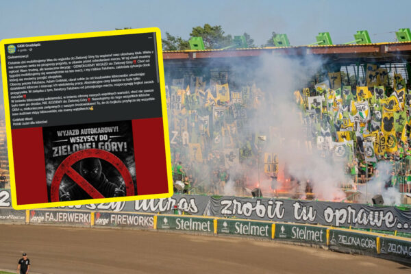 Falubaz Zielona Góra - GKM Grudziądz kibice