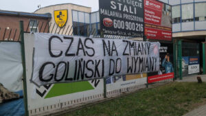 falubaz zielona góra - kibice falubazu protest