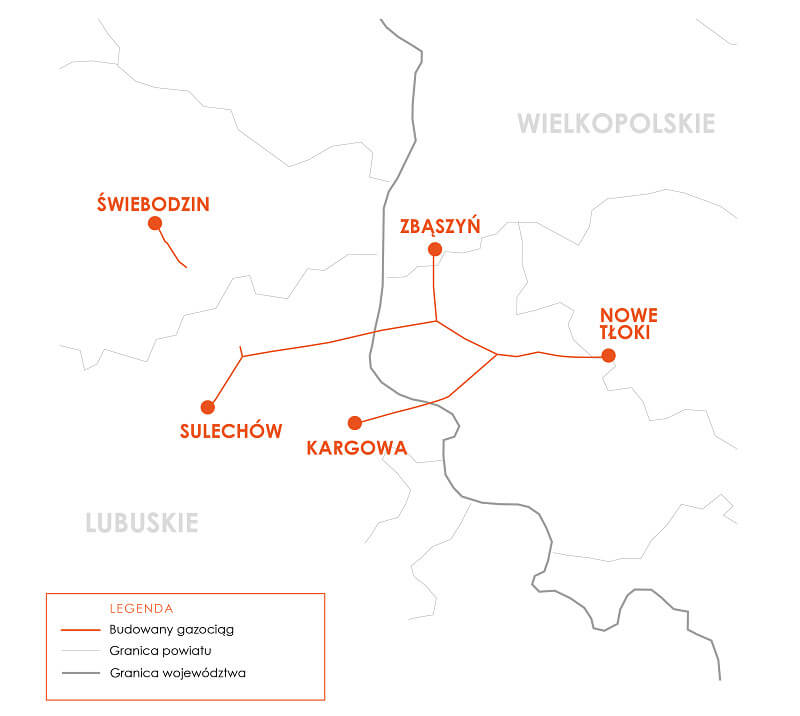 gazociąg Lubuskie - Sulechów gazociąg